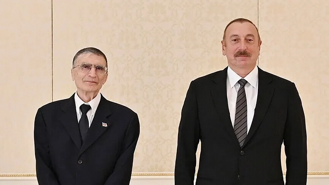 Aliyev, Sancar'ı 'Şöhret' nişanıyla ödüllendirdi