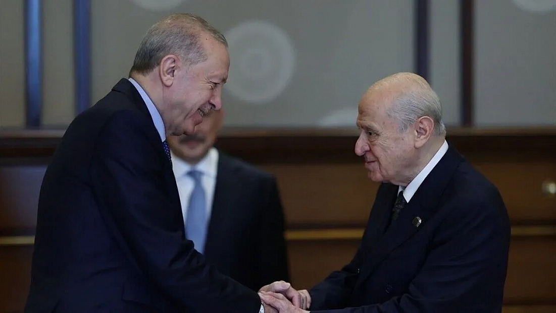 Erdoğan, MHP Genel Başkanı Bahçeli'yi kabul etti