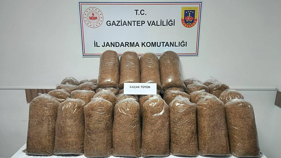 Gaziantep’te kaçakçılık operasyonu