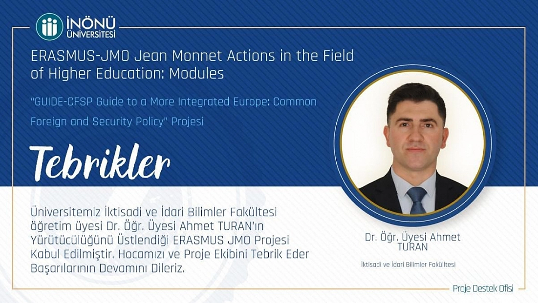 İnönü Üniversitesi Avrupa’dan 96 puan aldı