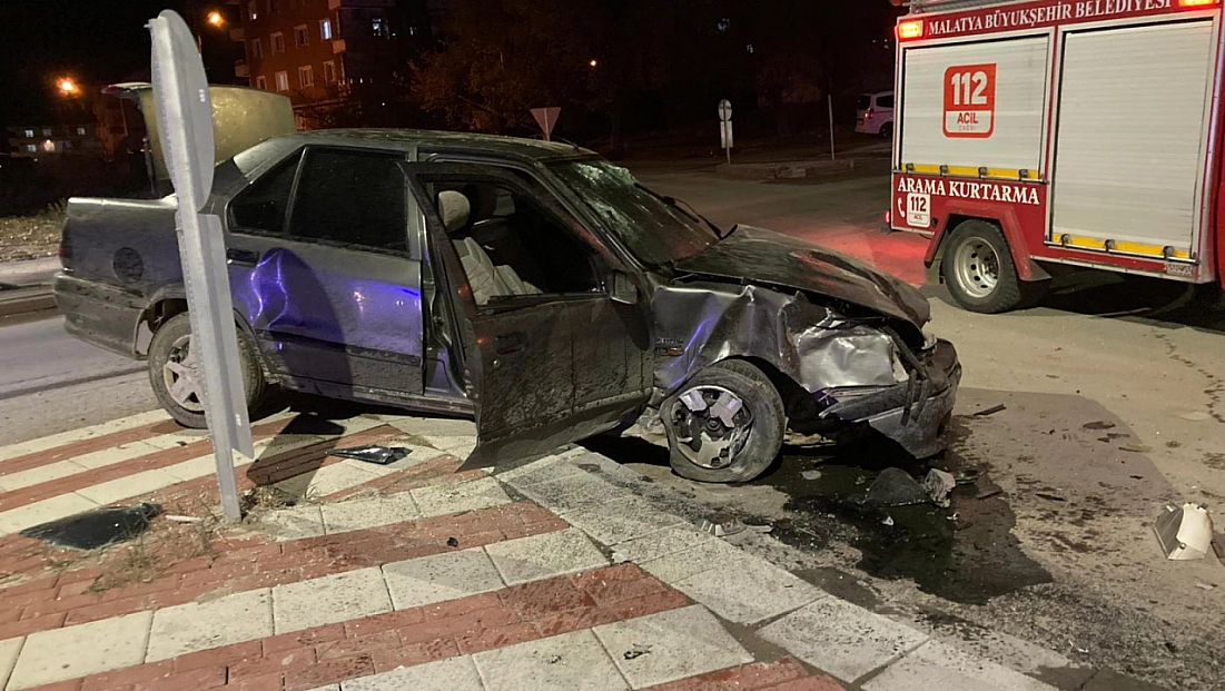 Kuzey Çevre Yolu’nda Maddi Hasarlı Kaza