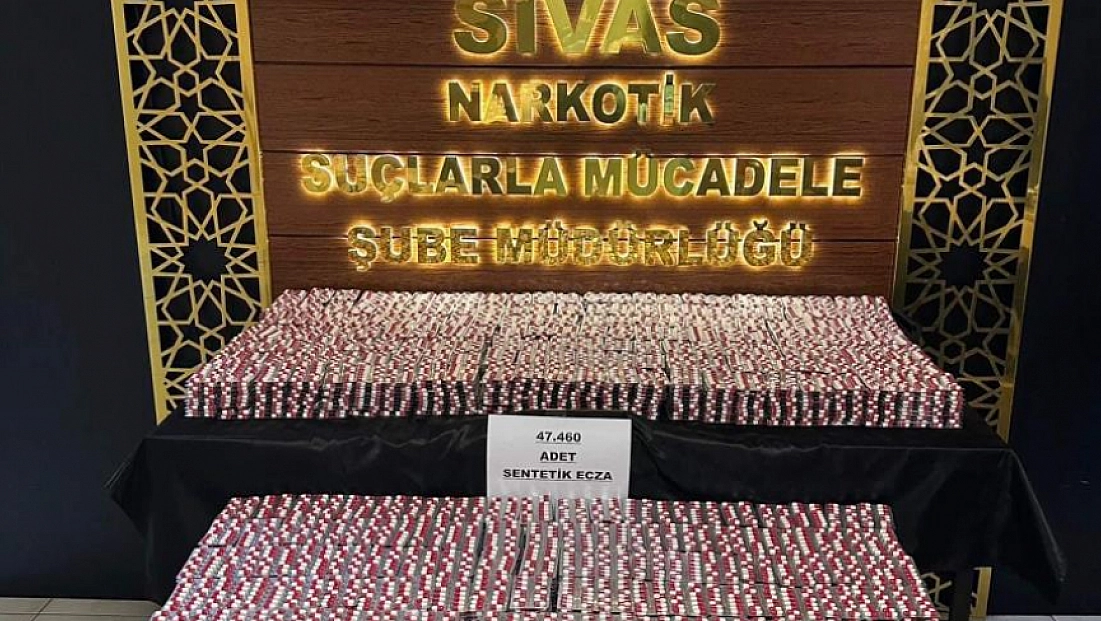 133 bin 840 adet uyuşturucu hapla yakalandı