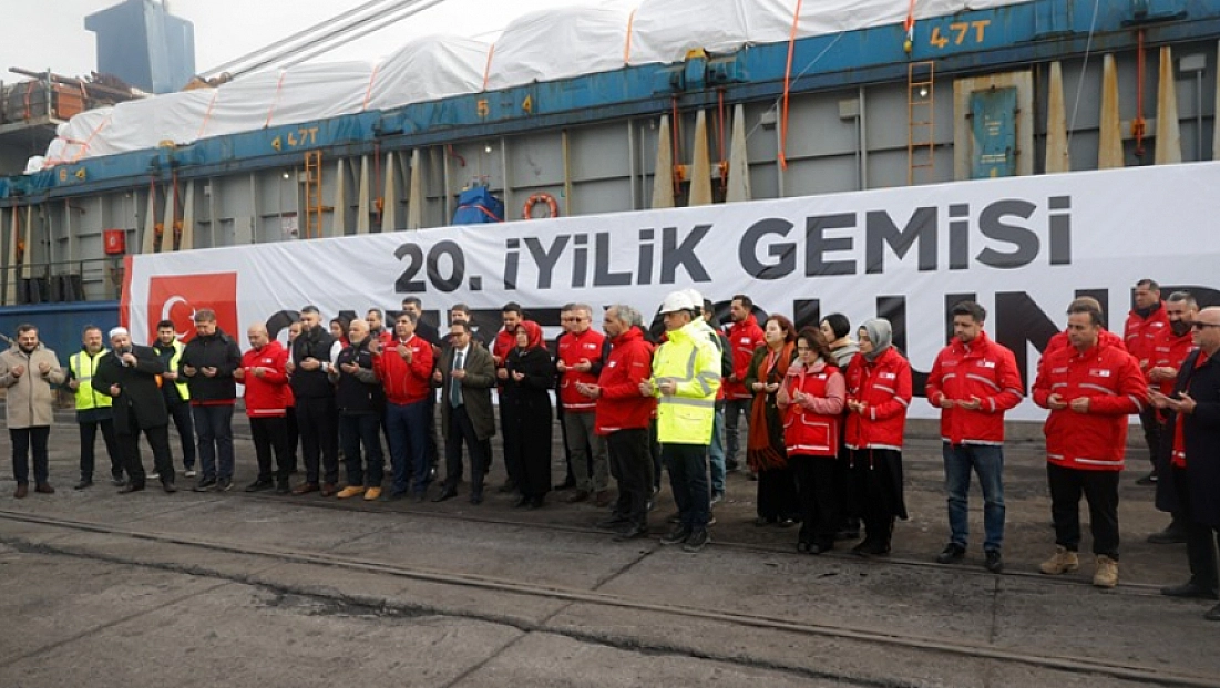 20. 'İyilik Gemisi' Gazze için yola çıktı