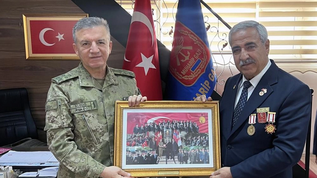 3. Ordu komutanı gazilerle bir araya geldi