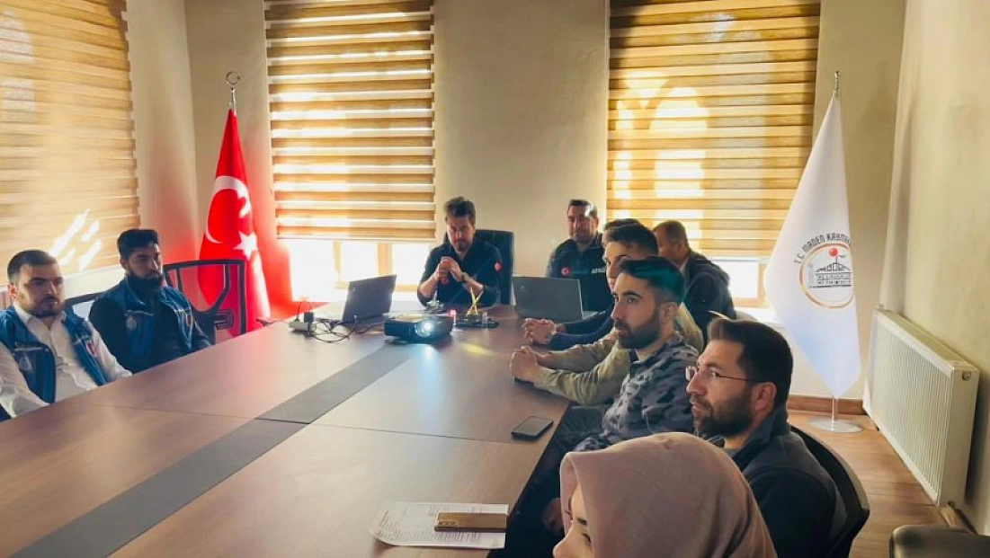 Afet müdahale planı toplantısı düzenlendi