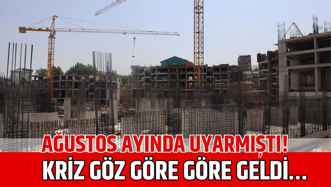 Ağustos ayında uyarmıştı! kriz göz göre göre geldi…