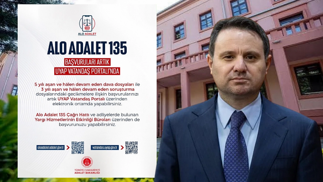 Alo Adalet 135 başvurularında yeni dönem: UYAP üzerinden yapılabilecek