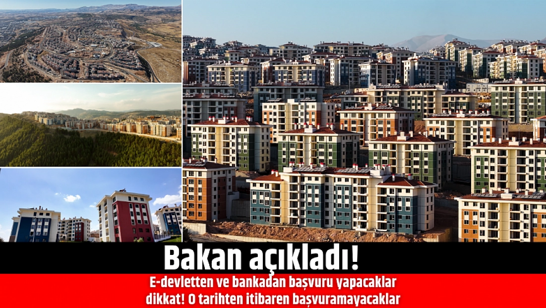 Bakan açıkladı! E-devletten ve bankadan başvuru yapacaklar dikkat! O tarihten itibaren başvuramayacaklar