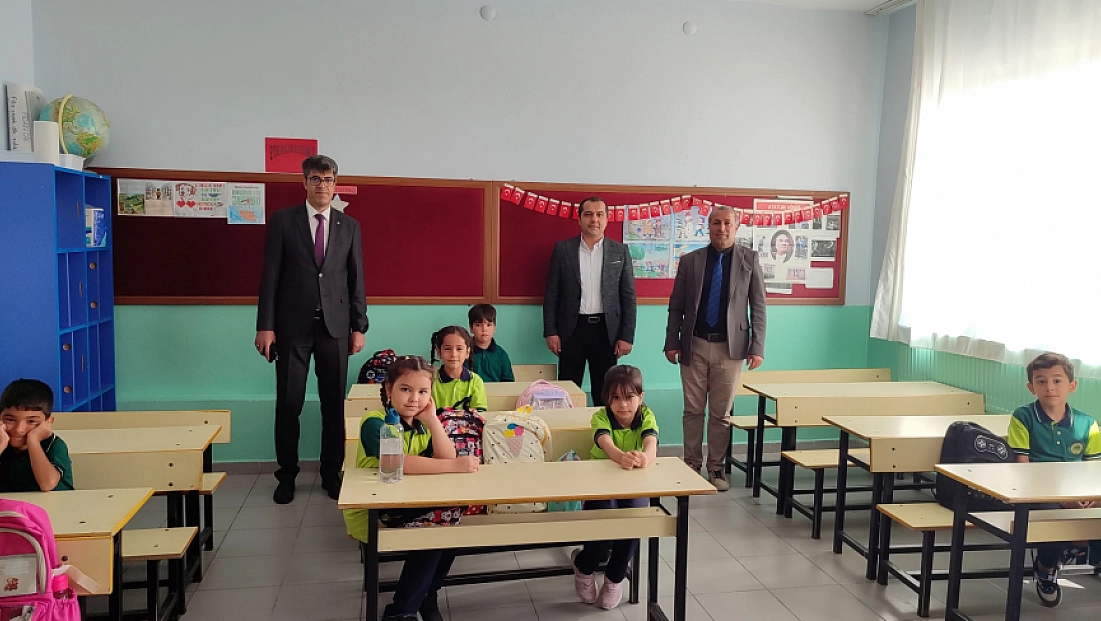 Baraj İlkokulu’nda ilk ders heyecanı yaşandı