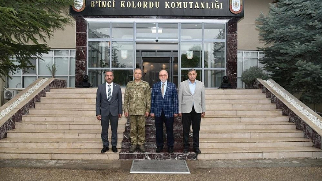 Başkan Dumandağ, Kolordu Komutanı Durmaz ile bir araya geldi