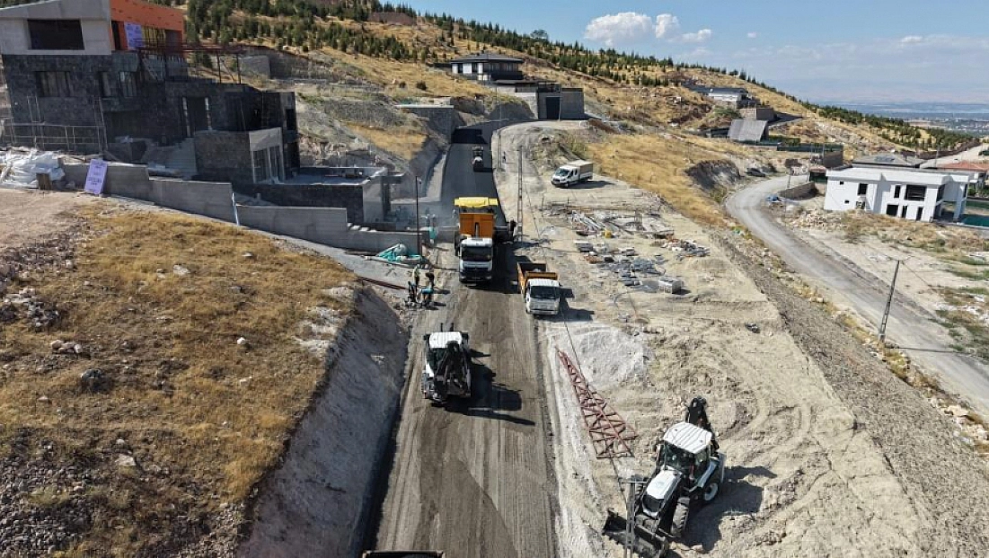 Battalgazi’de yol yapım çalışmaları hız kesmiyor