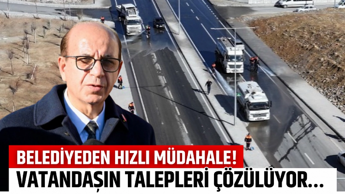 Belediyeden hızlı müdahale! Vatandaşın talepleri çözülüyor…