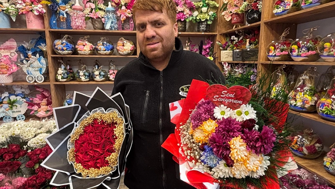 Çiçekçilerde 14 Şubat yoğunluğu