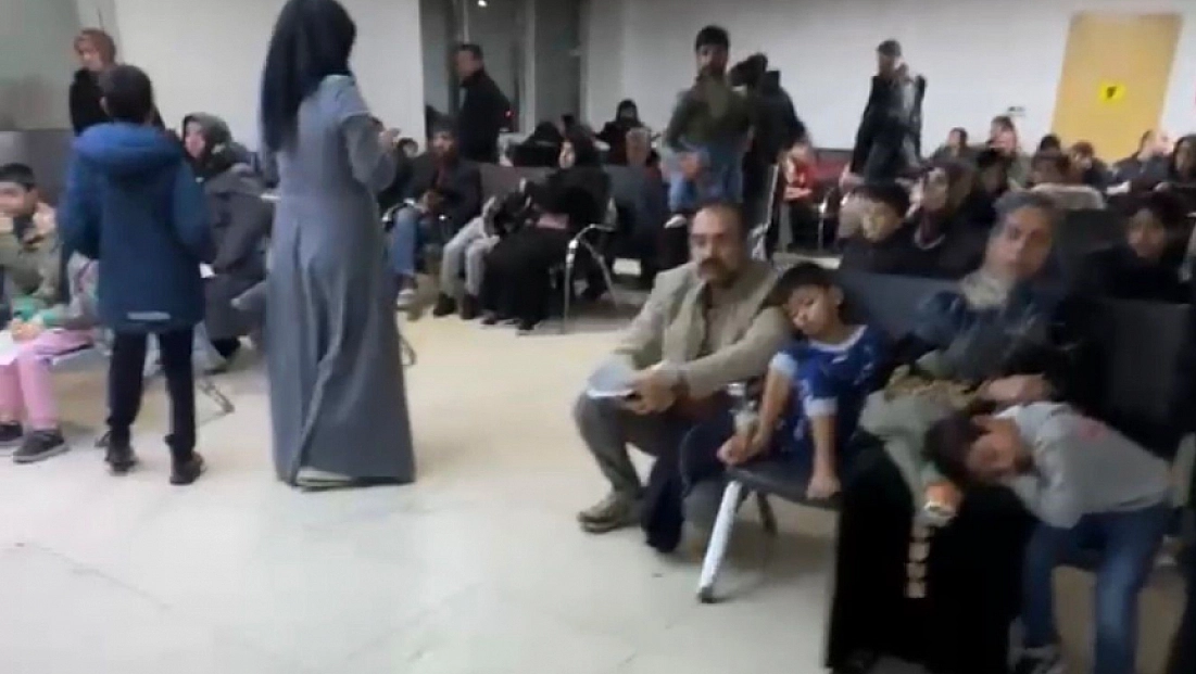 Çocuk acil servisinde yoğunluk