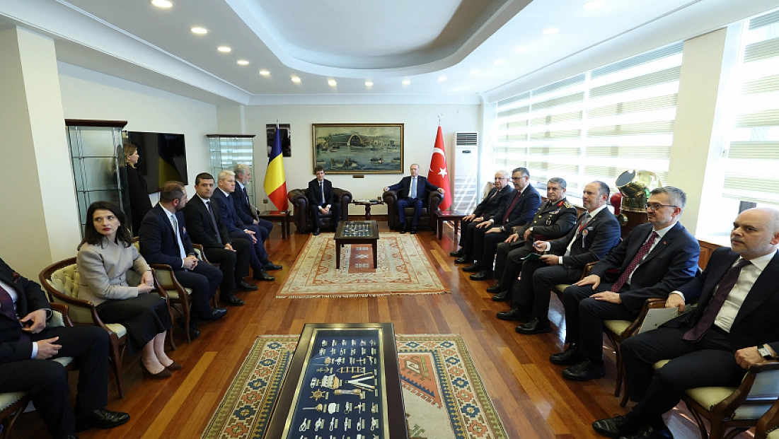 Cumhurbaşkanı Erdoğan, Romanya Cumhurbaşkanı Dan ile görüştü