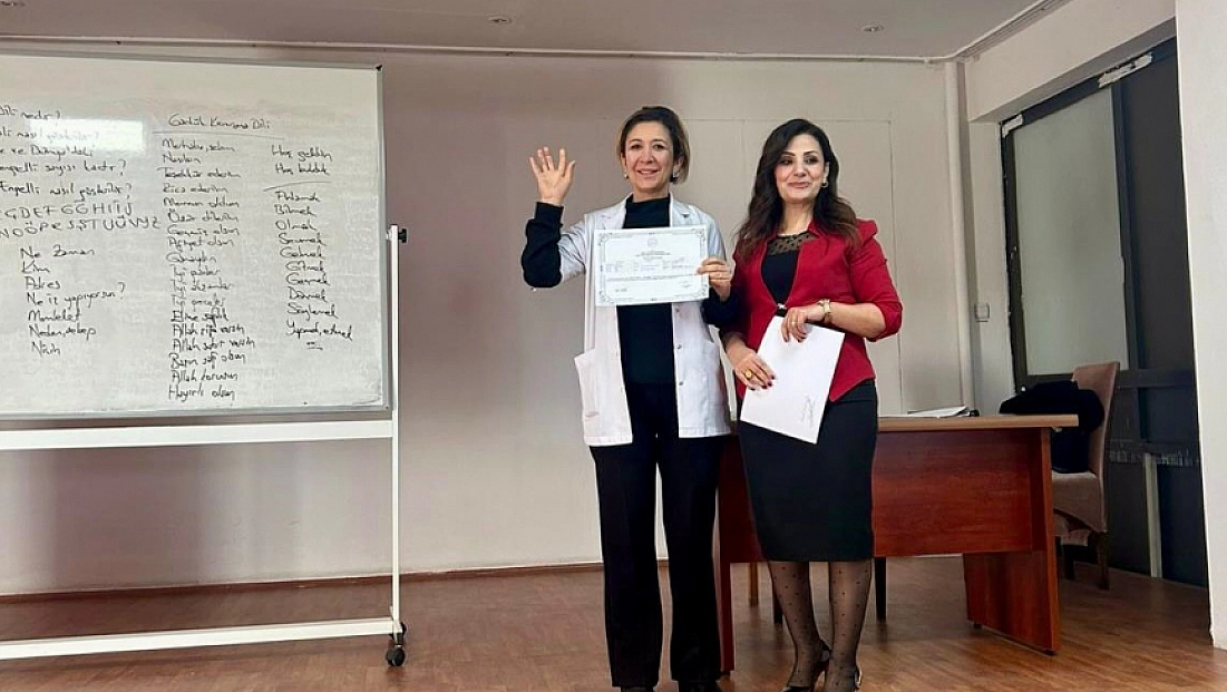 Dağkapı Devlet Hastanesinde işaret dili eğitimi
