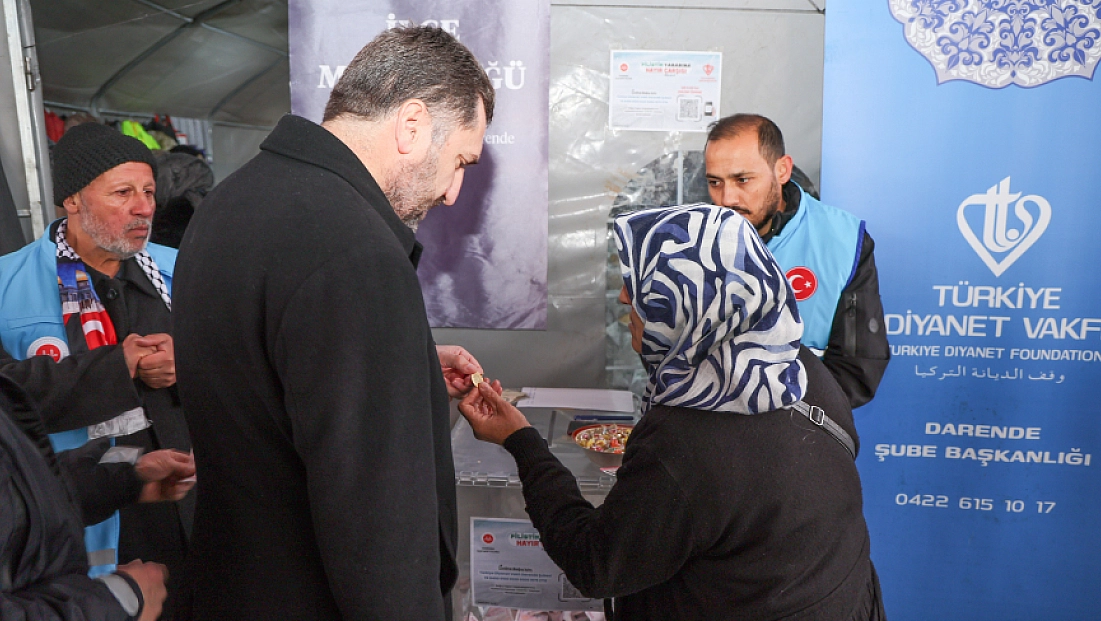 “Darende’den Filistin’e 1,6 milyon liralık destek”