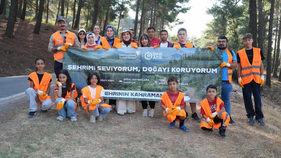 Doğaya bırakılan atıklar tek tek toplandı