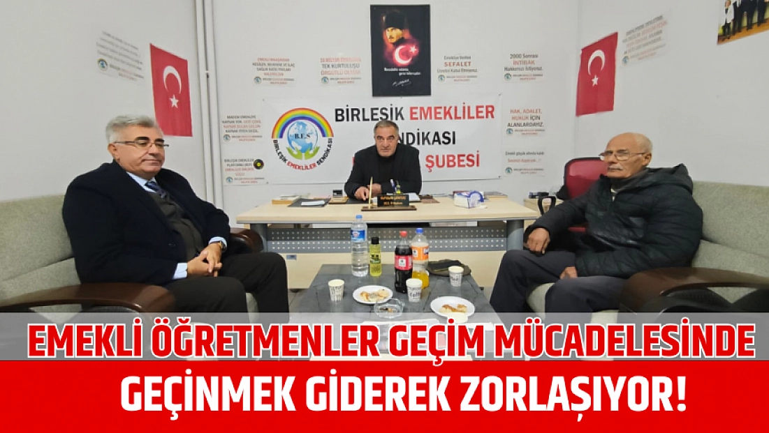 Emekli öğretmenler geçim mücadelesinde: Geçinmek giderek zorlaşıyor!