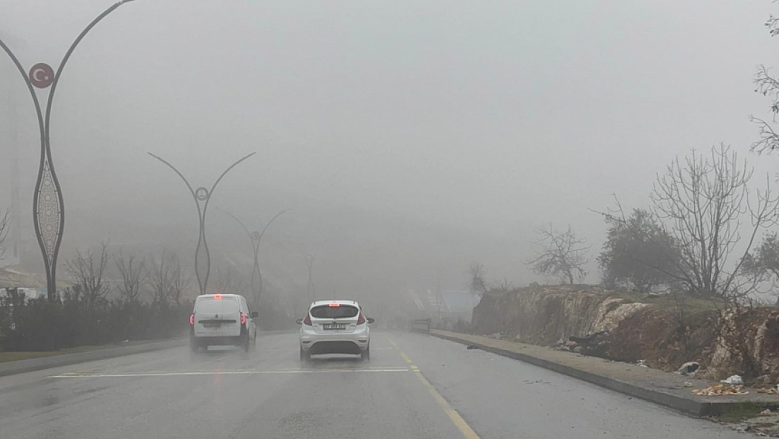 Gaziantep'te 2 gündür yoğun sis etkili oluyor