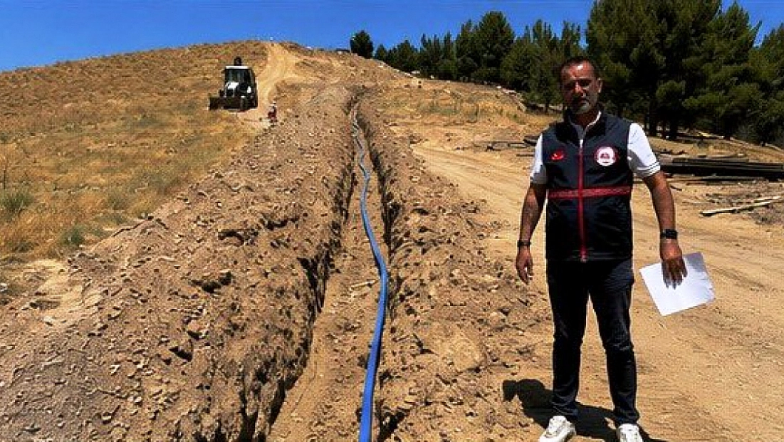 İki köyde içme suyu için çalışmalar başladı