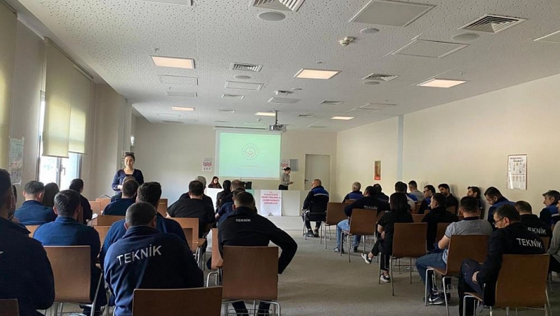 Kadına yönelik şiddetle mücadele eğitim verildi