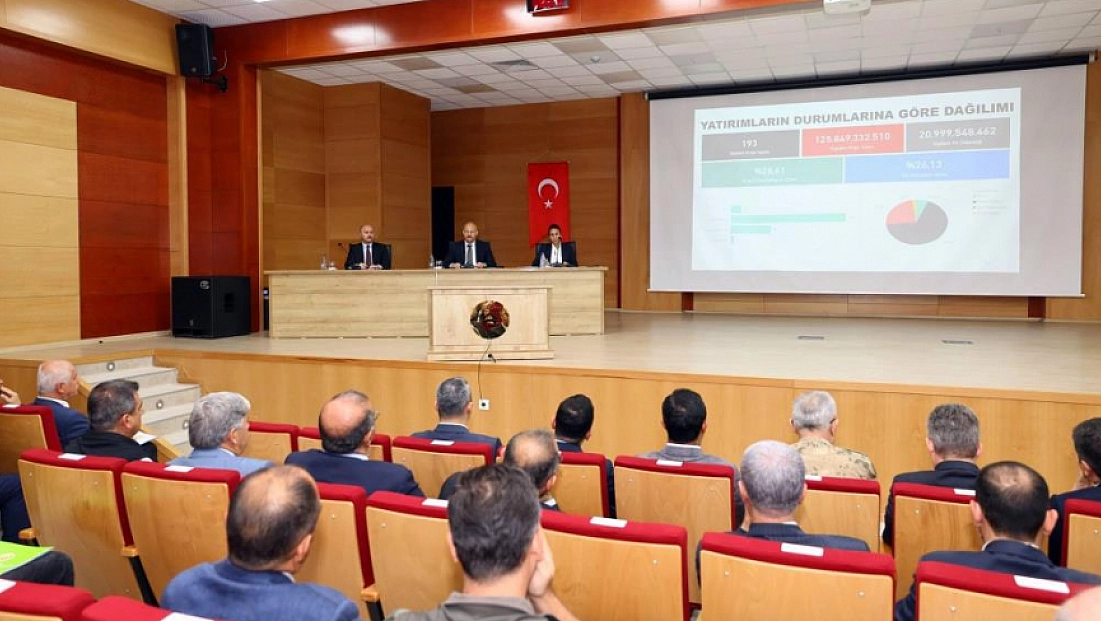 Kamu yatırımları masaya yatırıldı