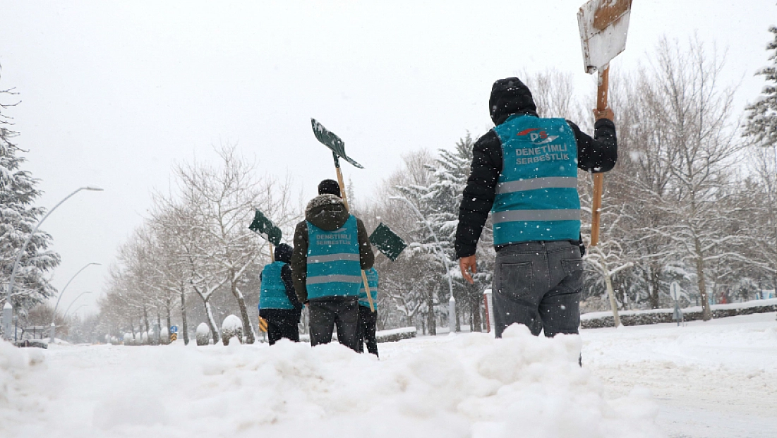 Karla mücadeleye yükümlülerden destek
