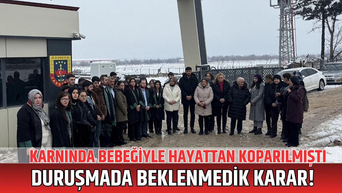 Karnında bebeğiyle hayattan koparılmıştı: Duruşmada beklenmedik karar!