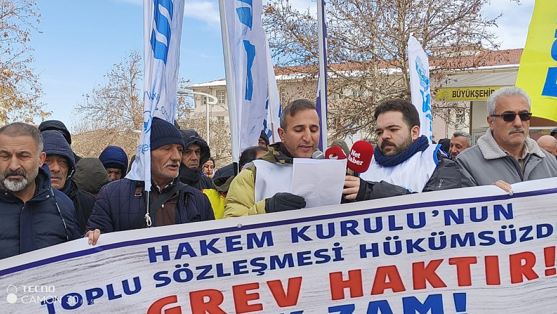 KESK Malatya’da İş Bıraktı: 'Geçinemiyoruz, İnsanca Yaşam İstiyoruz'