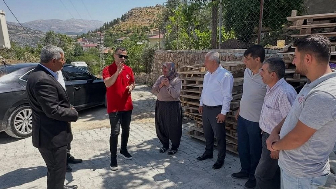 Kırsal altyapı ve yol yatırımları yerinde incelendi
