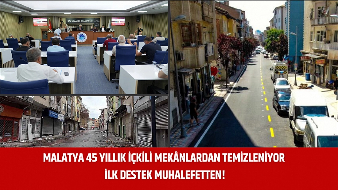 Malatya 45 yıllık içkili mekânlardan temizleniyor: İlk destek muhalefetten!