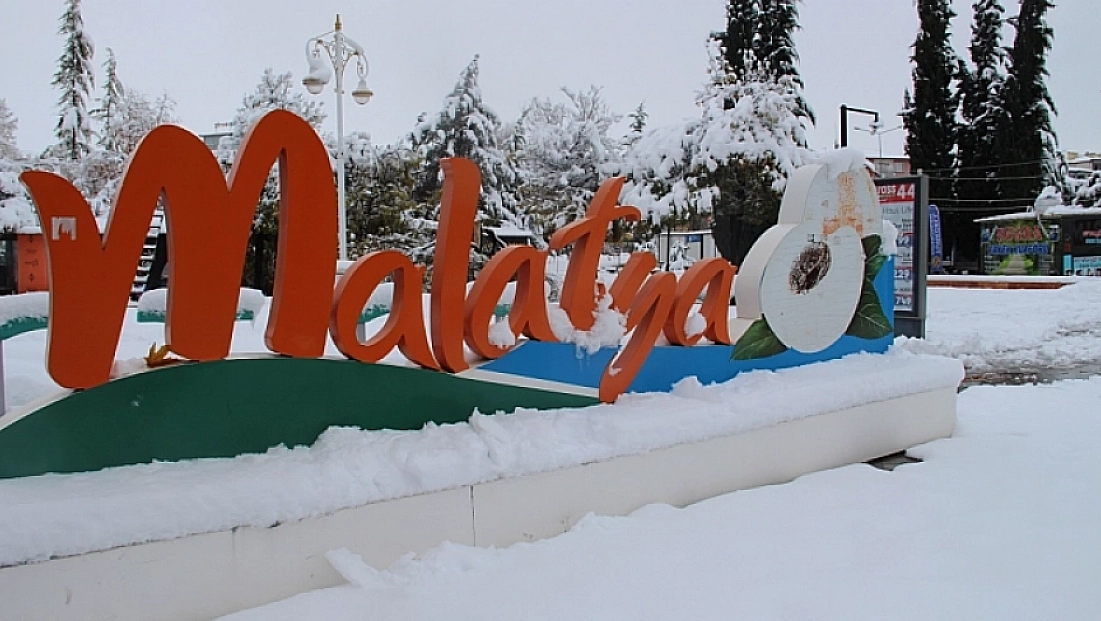 Malatya buz kesti: En düşük sıcaklık Kuluncak’ta ölçüldü