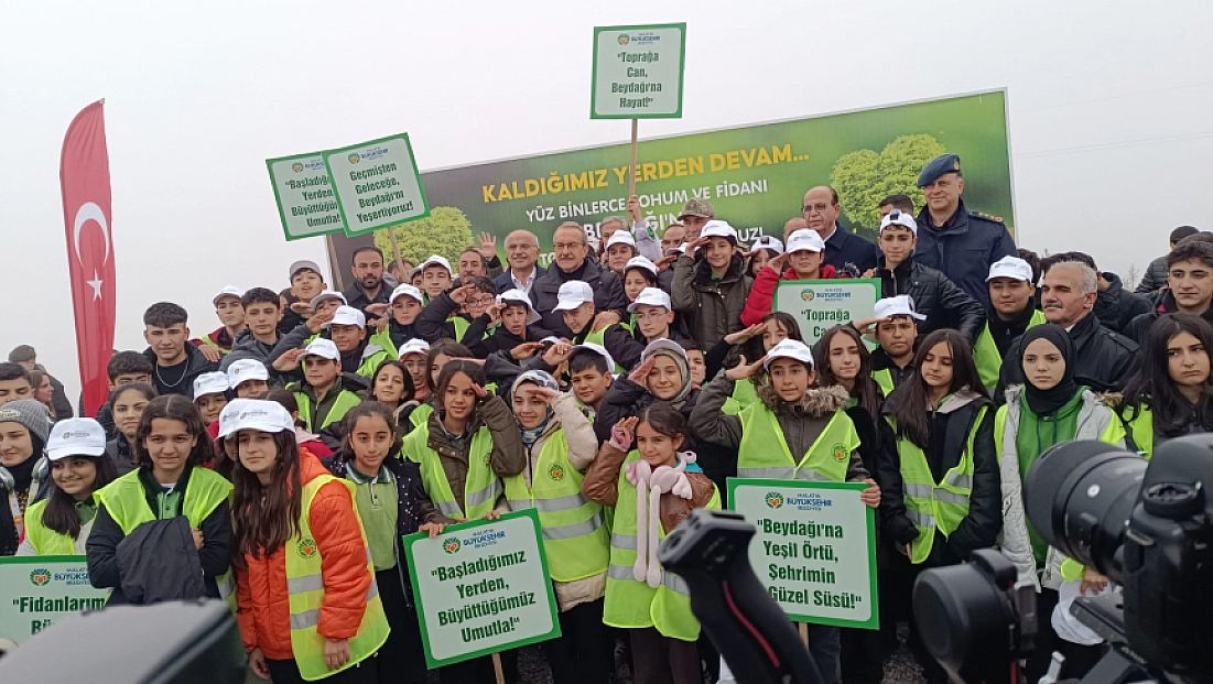 Malatya’da 10 bin 444 fidan toprakla buluştu