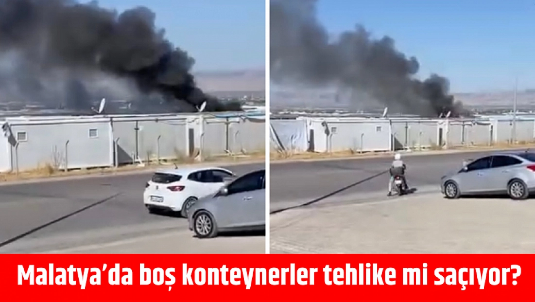 Malatya’da boş konteynerler tehlike mi saçıyor?