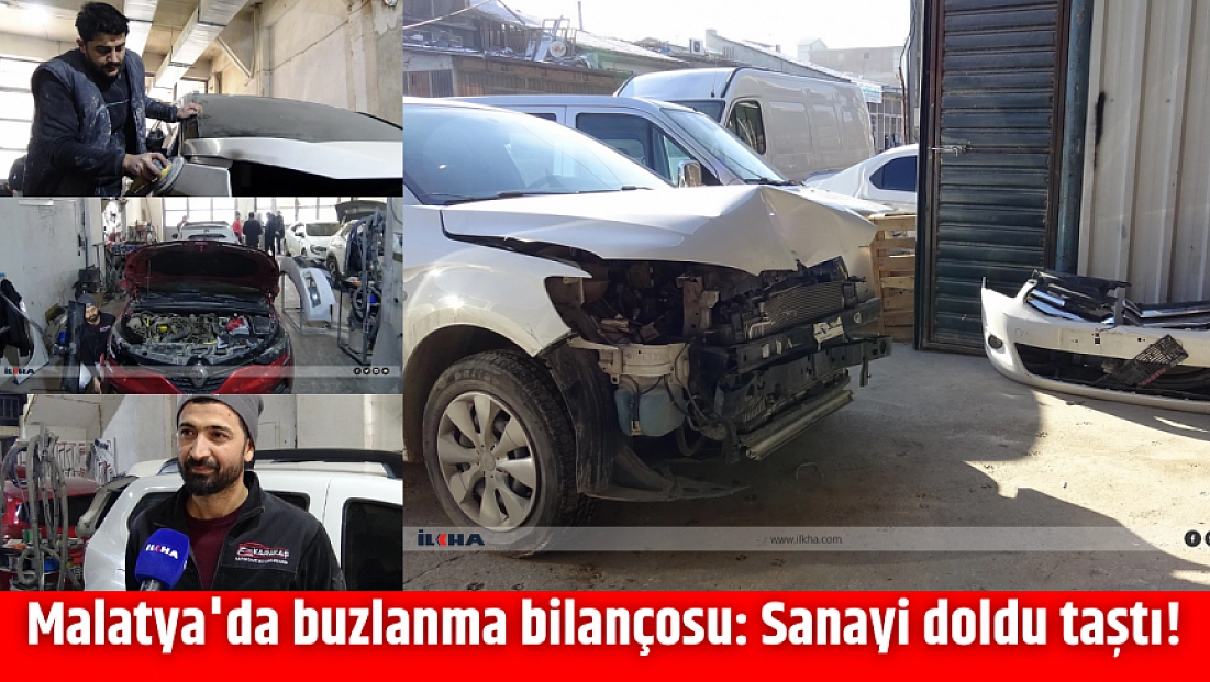 Malatya'da buzlanma bilançosu: Sanayi doldu taştı!
