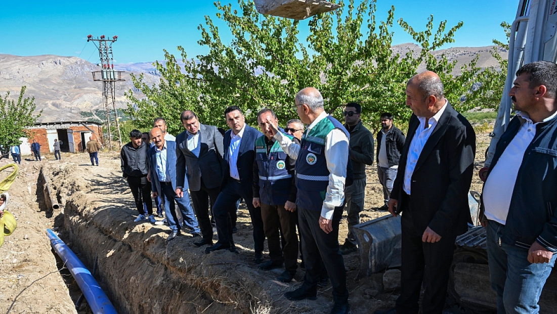 Malatya'da çiftçilere 250 bin metre sulama borusu dağıtıldı