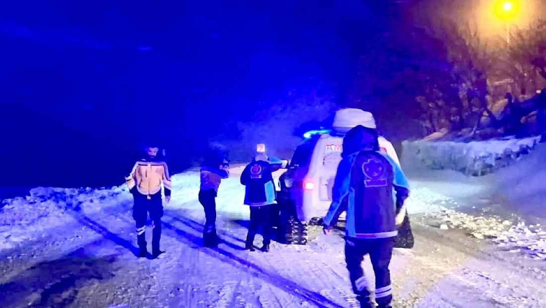 Malatya'da ekiplerin ortak çalışmasıyla haastaneye ulaştırıldı