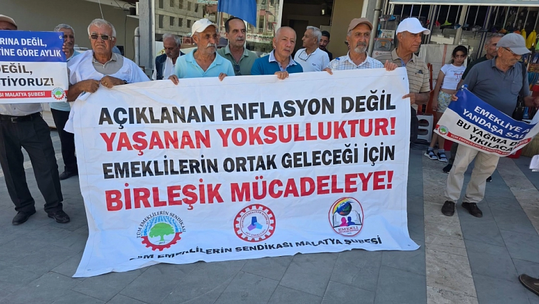 Malatya’da Emeklilerden Madencilere destek: ‘Mücadelenin bir parçasıyız’