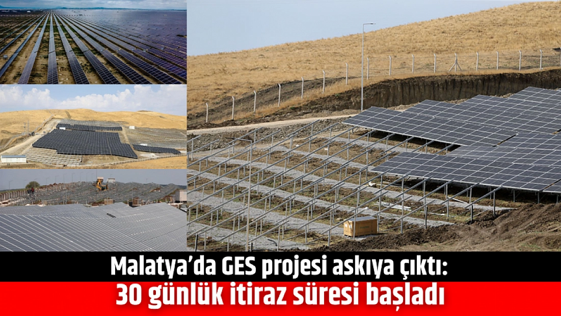 Malatya’da GES projesi askıya çıktı: 30 günlük itiraz süresi başladı