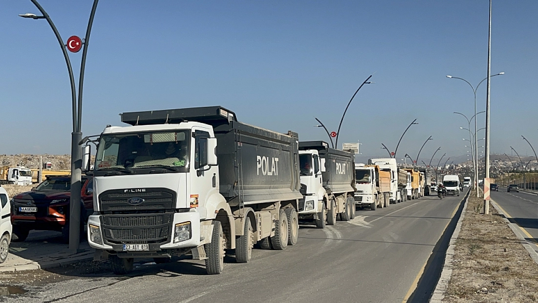 Malatya’da Hafriyat Kamyoncularından Ceza Tepkisi: Kontak Kapattılar