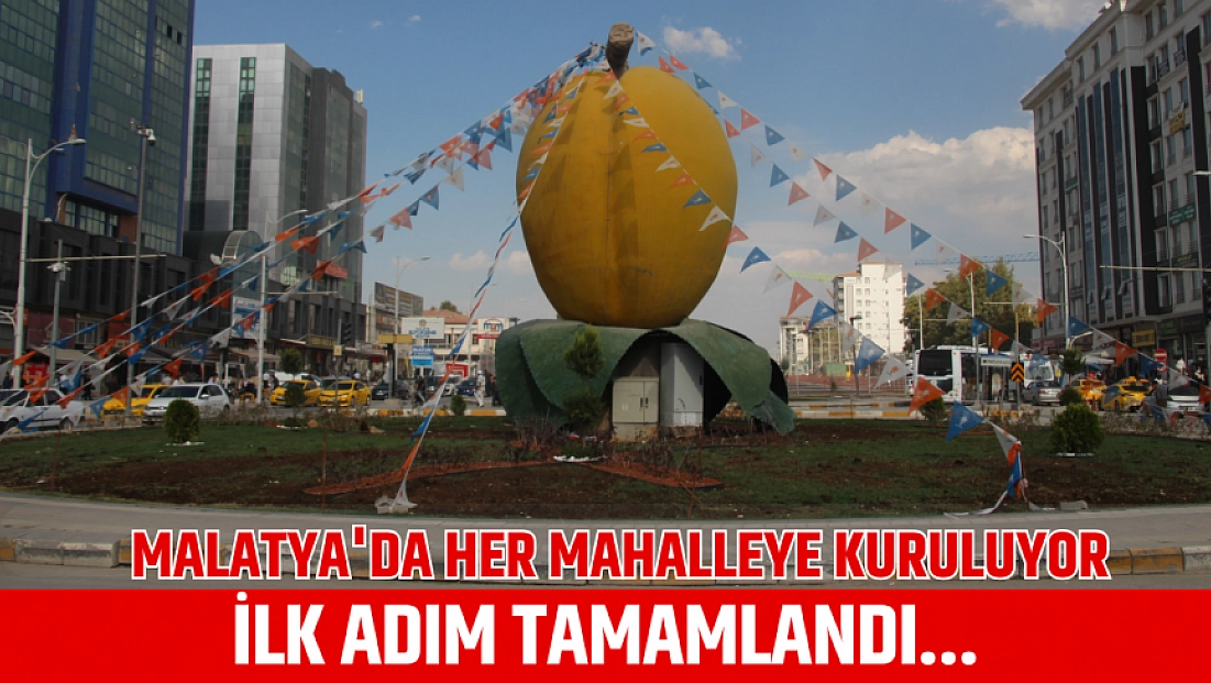 Malatya'da her mahalleye kuruluyor: İlk adım tamamlandı...