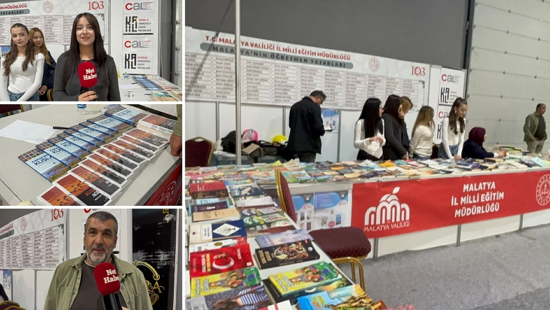 Malatya’da iki lisenin yayınevi var: Öğrenciler kendi kitaplarını fuarda tanıtıyor