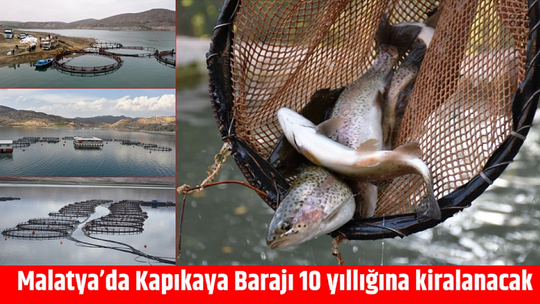 Malatya’da Kapıkaya Barajı 10 yıllığına kiralanacak