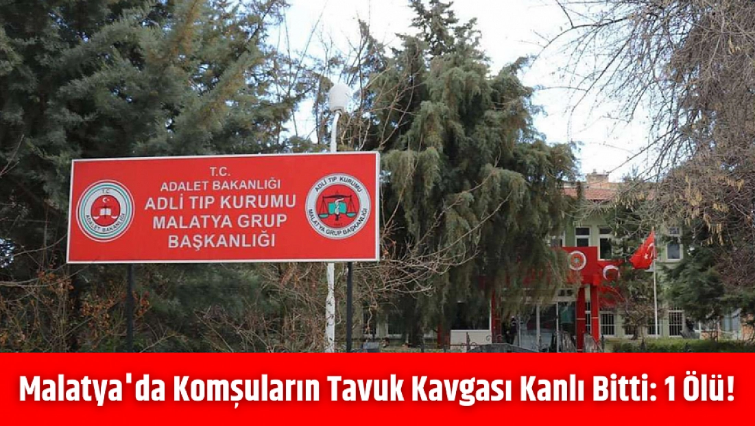 Malatya'da komşuların tavuk kavgası kanlı bitti: 1 Ölü!