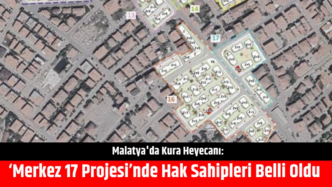 Malatya'da Kura Heyecanı: Merkez 17 Projesi'nde Hak Sahipleri Belli Oldu