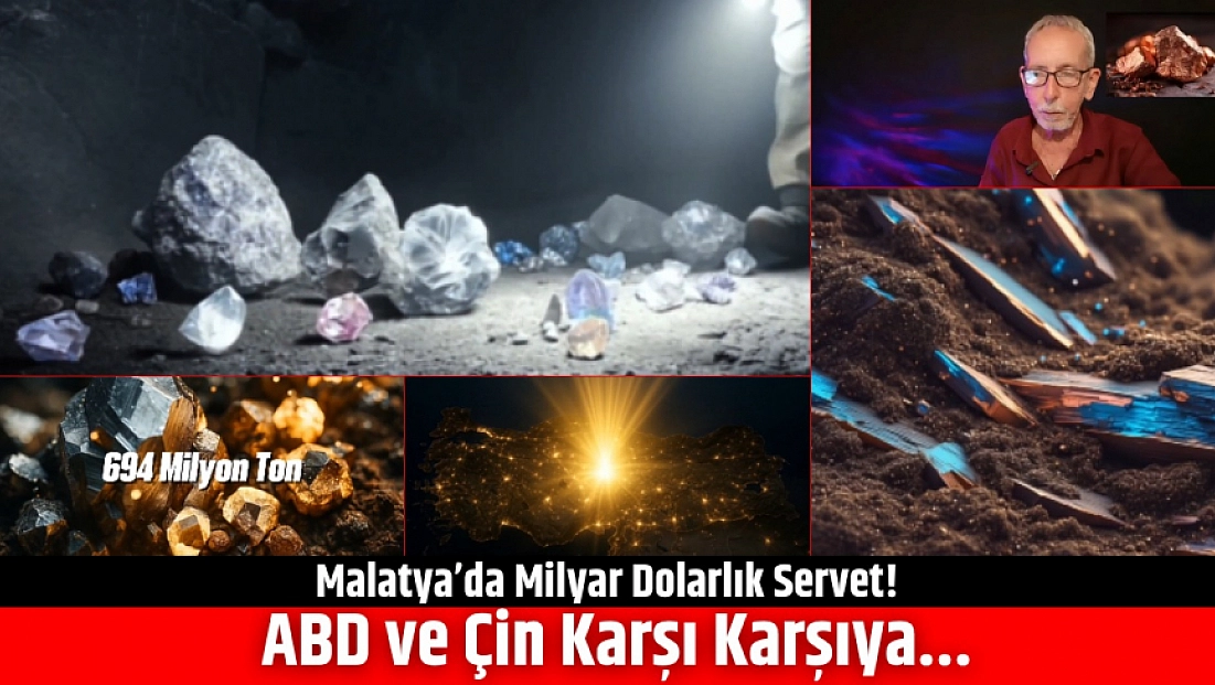 Malatya’da Milyar Dolarlık Servet! ABD ve Çin Karşı Karşıya...