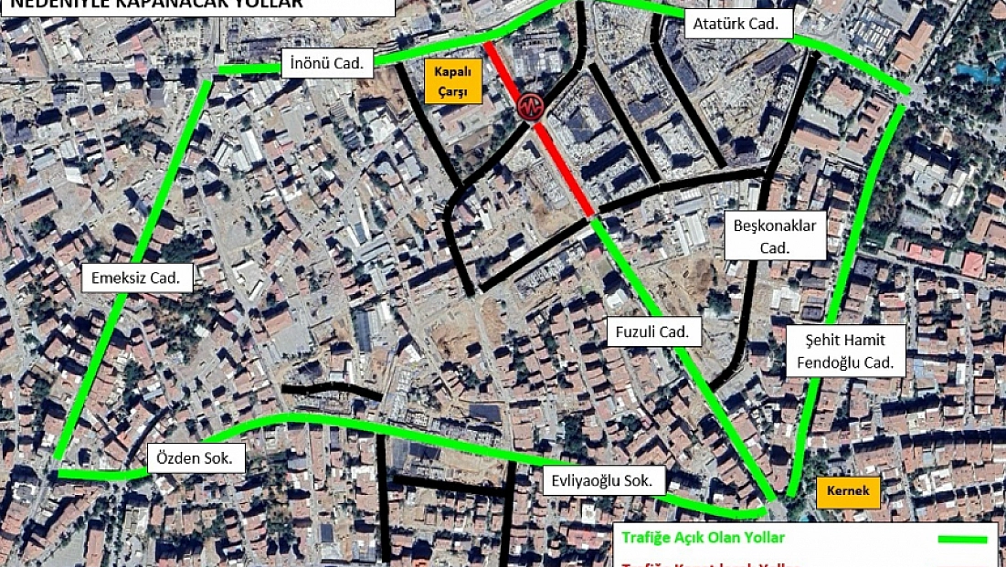 Malatya’da sürücülere kritik uyarı! 4 günlük yol çalışması başlıyor…