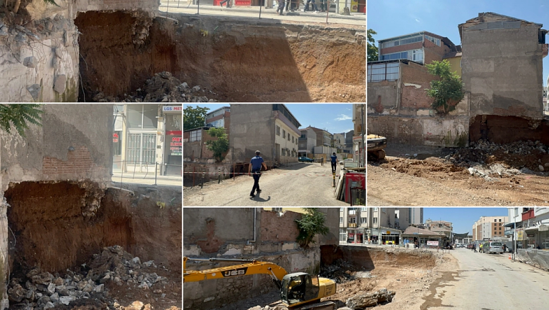 Malatya’da temel kazısı sırasında toprak kaydı! 2 katlı ev tahliye edildi