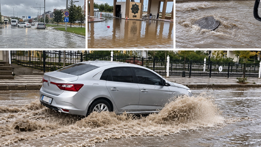 Malatya'da yağış hayatı felç etti